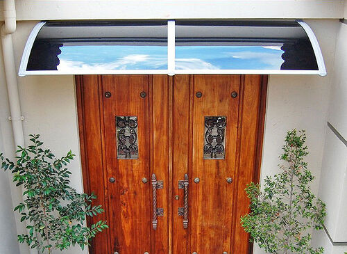 PC1200AL Series Door Canopy with Aluminum Brackets PC1200AL Series Door Canopy with Aluminum Brackets