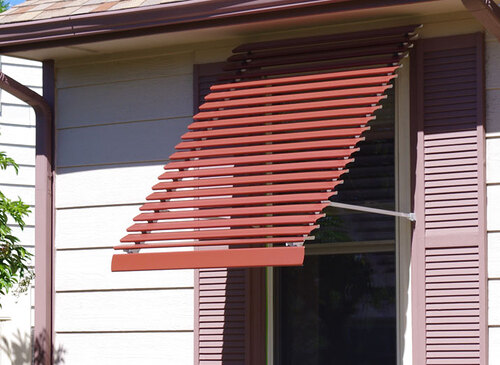 Panorama Window Awning - Custom Colors